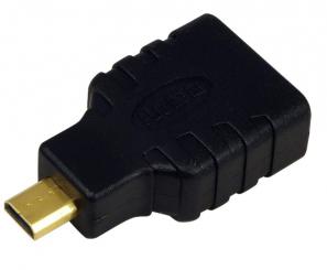 Adapter Stecker HDMI-Bu. an micro HDMI-St. 