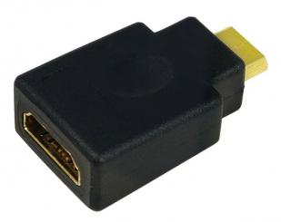 Adapter Stecker HDMI-Bu. an miniHDMI-St. 