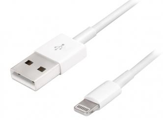 Datenkabel iPhone Lightning Logilink weiß 