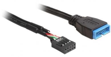 DeLOCK Pin Header interner USB 2.0 (Buchse)/USB 3.0 (Stecker), 0.3m 