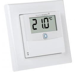 Homematic IP Wired Smart Home Temperatur- und Luftfeuchtigkeitssensor mit Display HmIPW-STHD  13 innen 