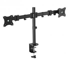 LogiLink® Doppel-Monitor-Schreibtischhalterung 