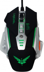 LogiLink® USB Gaming Maus mit zusätzlichen Gewichten 