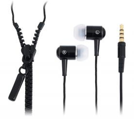LogiLink® "Zipper" Stereo In-Ear Headset Schwarz 