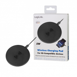 Kabelloses Tischladegerät, 5W, mit LED-Ladeanzeige 