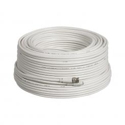 security coax cable RG59 + DC power 50.0 m 