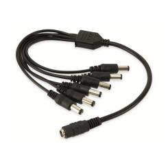 Stromversorgungskabel, Hohlkupplung -> 4 Hohlstecker 