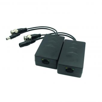 HDCVI Passiv Balun Paar, Videoüberwachung von Ethernet (RJ45) auf BNC und DC, Max. 200m, Ethernet 